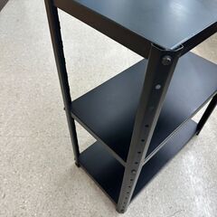 ★リユースのサカイ高崎店★TJ12256  スチールラック 黒 H75.5×D30×W60.5 クリーニング済みの画像