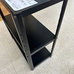 ★リユースのサカイ高崎店★TJ12256  スチールラック 黒 H75.5×D30×W60.5 クリーニング済みの画像