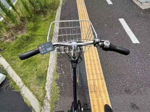 中古 Panasonic電動アシスト自転車　12Ah 大阪 Panasonic EZ 電動自転車12ah (クロミン) 大阪の電動アシスト