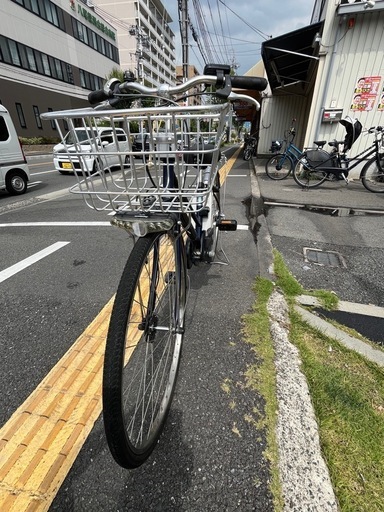 中古27インチPanasonic電動アシスト自転車13.2Ah 大阪 (となりの
