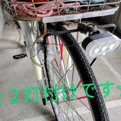 ☆ママチャリ　BAA　自転車　２７インチ　6速　２灯付け　サイクル　サドル　ペダル　現金払可☆☆☆の画像