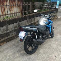 走行少！ヤマハ　YS125 フェザー125 シルバー/ブルー 愛知からの画像