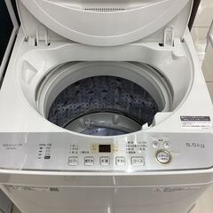 【6ヵ月保証】全自動洗濯機　SHARP　ES-GE5C-W　5.0㎏の画像