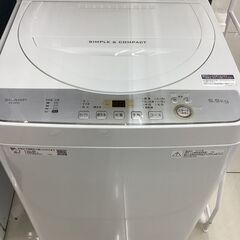 【6ヵ月保証】全自動洗濯機　SHARP　ES-GE5C-W　5.0㎏