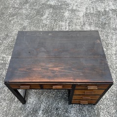 ★レトロ家具 片袖机★昭和 レトロ アンティーク★の画像