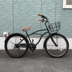 中古・美品 ビーチクルーザー ANIMATO 26インチ 自転車の画像