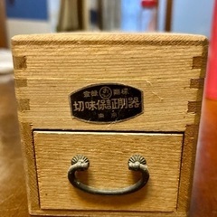 木製のかつお節削り機　かんなの画像