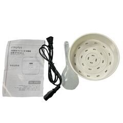 simplus 4合炊きマイコン式 炊飯器 SP-RCMC4-BK ブラック 箱有 中古美品の画像