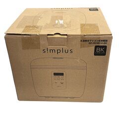 simplus 4合炊きマイコン式 炊飯器 SP-RCMC4-BK ブラック 箱有 中古美品の画像