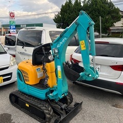 KUBOTA★クボタ U-008★ミニユンボ★油圧ショベル★0.8t★276時間★倍速★可変脚★4Wayパターン切り替え★の画像