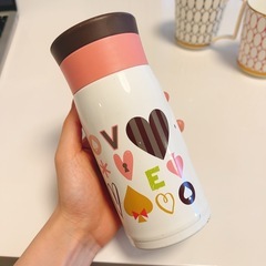 スタバのバレンタイン限定タンブラー(傷あり)の画像