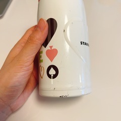 スタバのバレンタイン限定タンブラー(傷あり)の画像