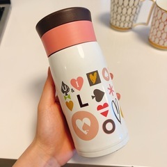 スタバのバレンタイン限定タンブラー(傷あり)の画像