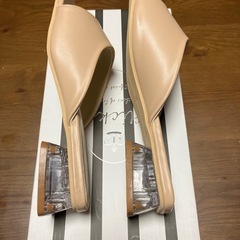NOFALL ノーフォール　クリアローヒール　ミュール　サンダルの画像