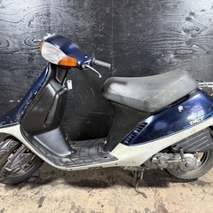 ★支払総額2.8万円★買取強化中！なんでも買取ます！ ホンダ タクト 紺 AF16 2ストのためオイル注ぎ足すだけ！ バッテリー新品！ 激安原付！ カスタムベースに♪の画像