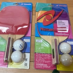 卓球セット ラケット6本 ネット 支柱の画像