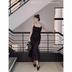 新品 キャミソールワンピース 黒 ビックサイズ 大きいサイズ セクシーの画像