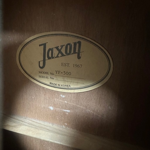 jaxon アコースティックギター YX-500 jaxon アコースティックギター YX-500