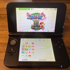 Nintendo ニンテンドー 3DS LL レッド×ブラック 本体(ドラクエ1本付き) ※即日受け渡し相談可の画像