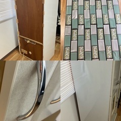 7/23まで！家具屋 白 ホワイト　食器棚 ガラス扉 ローラー引き出し 可動棚　 の画像
