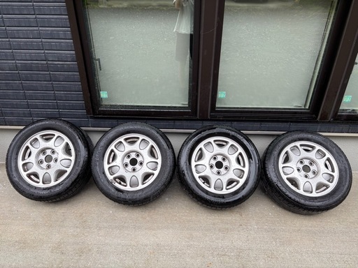 マツダFC3S RX-7純正 114.3/5H 15インチアルミホイール4本 サバンナ