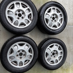 マツダFC3S RX-7純正 114.3/5H 15インチアルミホイール4本　サバンナの画像