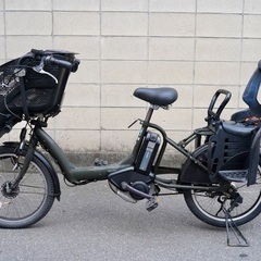 {受付中}🔴⭐️超特価⭐🔴電動自転車 ヤマハ 20インチ 子供乗せ アシスト 中古 062302の画像