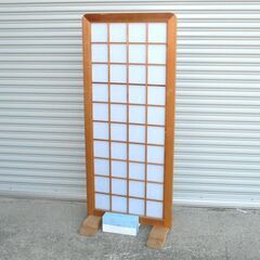 配達先決定🚚　無料配達します🚚和風の衝立探されてる方💖安全なプラ板障子💖幅63×台座奥行40（板幅3ｃｍ）×高さ150㎝💖の画像