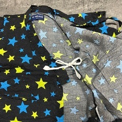 星柄　甚平　90㎝の画像