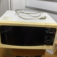 電子レンジ98製　7-12月期　ジャンク品の画像