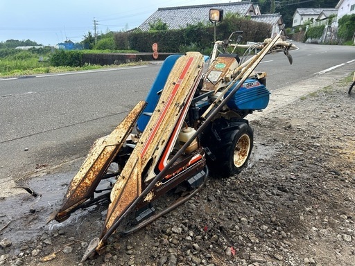 宮崎　イセキ　2条刈り　バインダー　5馬力　刈 幅570mm 稲刈り　動画あり 宮崎 イセキ 2条刈り バインダー 5馬力 刈 幅570mm 稲刈り 動画