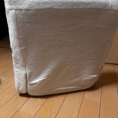 コンパクト リクライニング座椅子 低反発 もこもこタイプの画像
