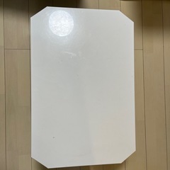 折りたたみローテーブル　ホワイトの画像
