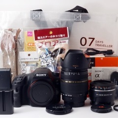 S数約5000回！SONY α58★美品★高倍率&単焦点★スマホ転送  1ヶ月動作補償あり！ 安心の補償付き発送！ 送料無料！の画像