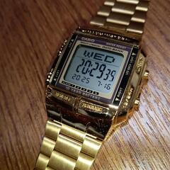 チープ　CASIO　データバンク　ゴールド✨の画像