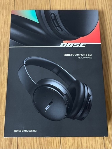 【期間限定値引き】Bose QuietComfort SC Headphones 完全 ワイヤレス ヘッドホン ノイズキャンセリング Bluetooth接続 マイク付 最大24時間再生 急速充電 ブラック