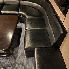 ソファ セット（お店用） 椅子 チェア Ｌ字ソファ コーナー　フットマンの画像