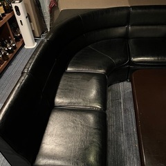 ソファ セット（お店用） 椅子 チェア Ｌ字ソファ コーナー　フットマンの画像