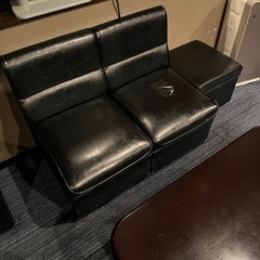 ソファ セット（お店用） 椅子 チェア Ｌ字ソファ コーナー　フットマンの画像