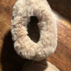 通販で買った厚底ムートン風ブーツの画像