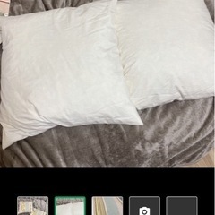 ikea クッション ２つセットの画像