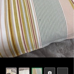 ikea クッション ２つセットの画像