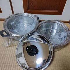 未使用 IH用 蒸し器の画像