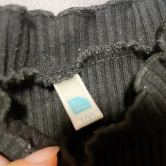 秋 ワンピース風黒長袖2セット 100cmの画像