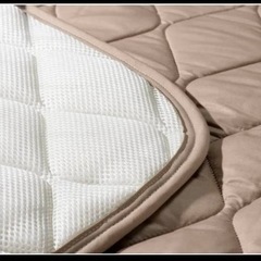 ★【新品・未使用】フランスベッド正規品 羊毛メッシュベッドパッド シングルの画像