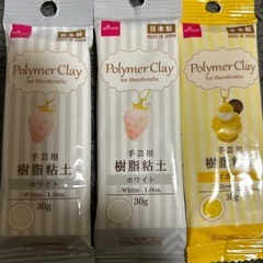 樹脂粘土６つセットの画像
