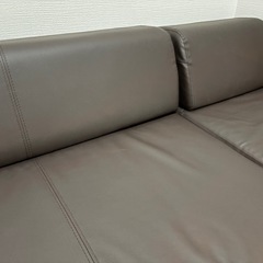 レザーローソファーの画像