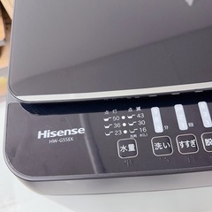 2021年製　美品ハイセンス 全自動 洗濯機 5.5kg の画像