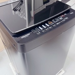 2021年製　美品ハイセンス 全自動 洗濯機 5.5kg の画像