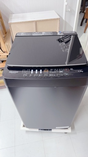 2021年製　美品ハイセンス 全自動 洗濯機 5.5kg